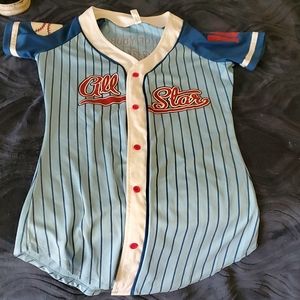 I'm selling like a vest baseball theme